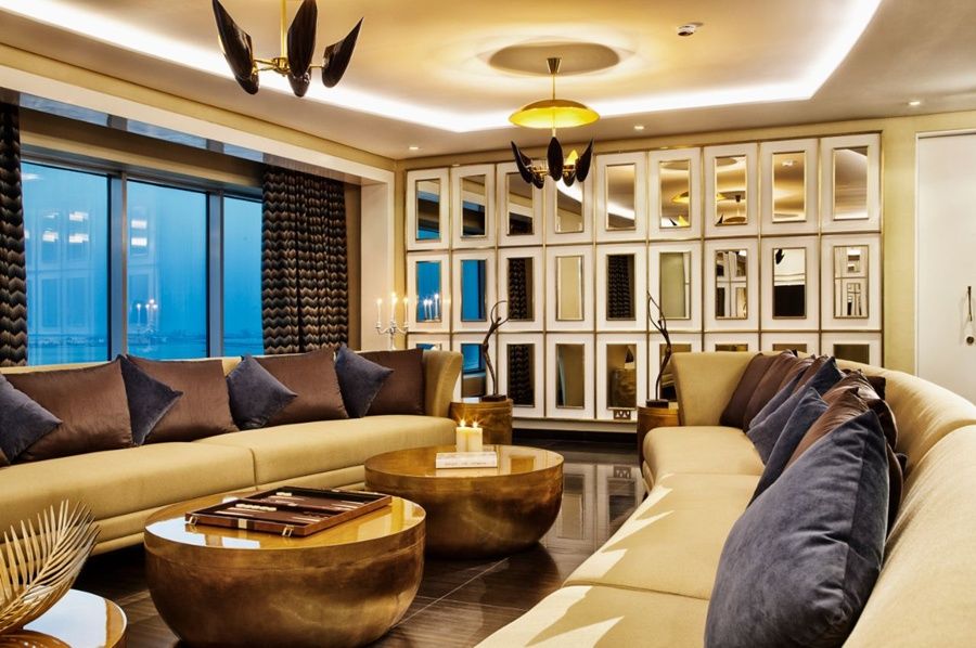 The Domain Bahrain Hotel And Spa - Adults Friendly 16 Years Plus Манама Экстерьер фото The living room of a 3-bedroom apartment